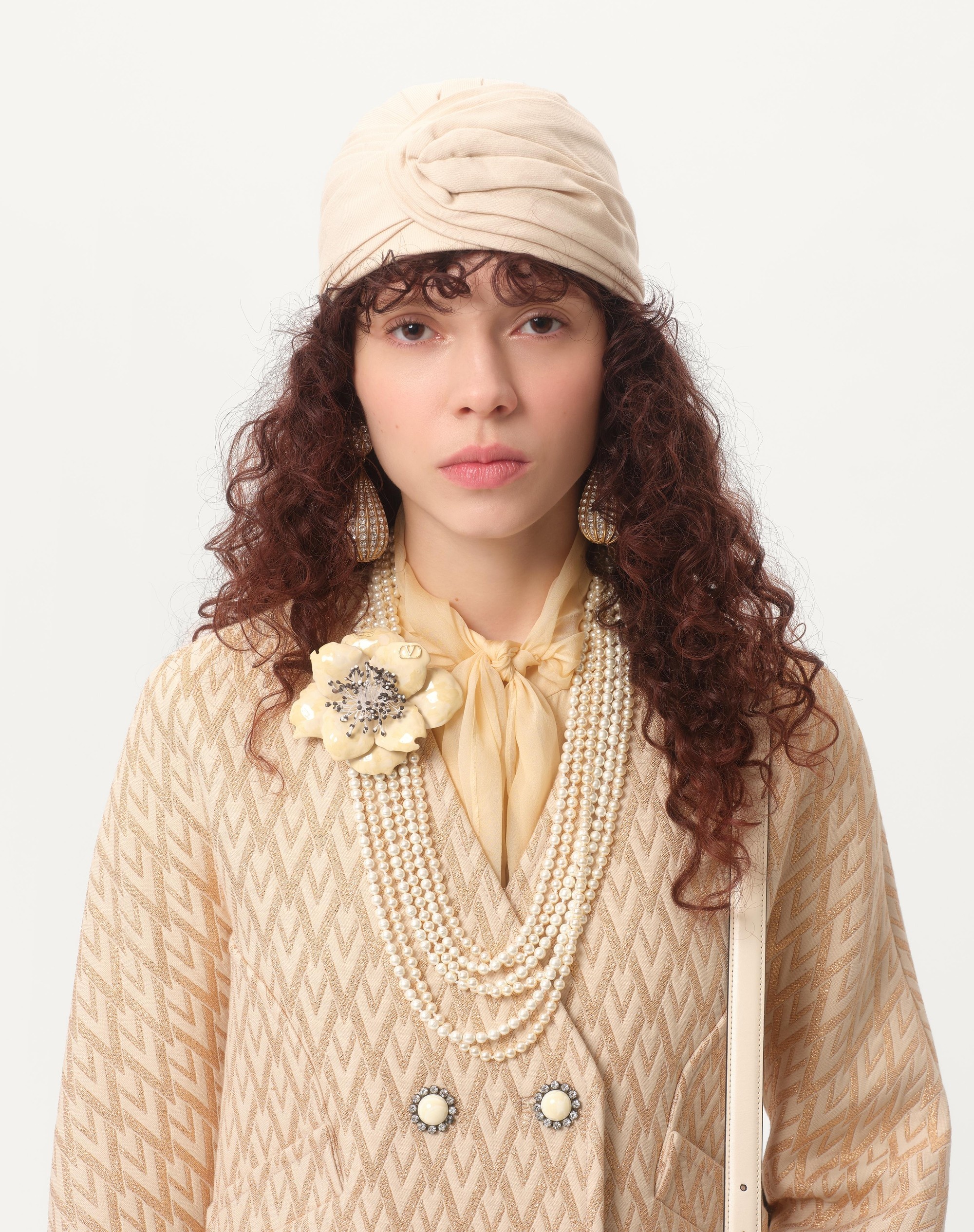 LUREX JACQUARD TOUTE LA V COAT - 5