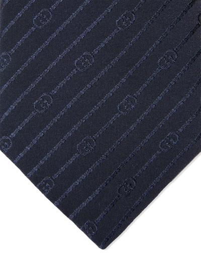 GUCCI Interlocking G silk crepe tie outlook