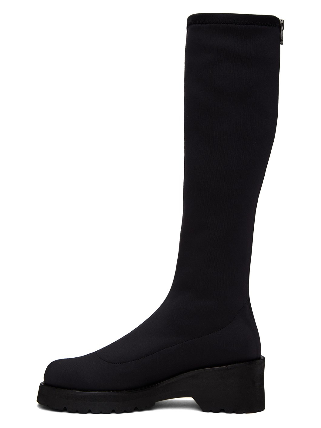 Black Scuba Long Boots - 3