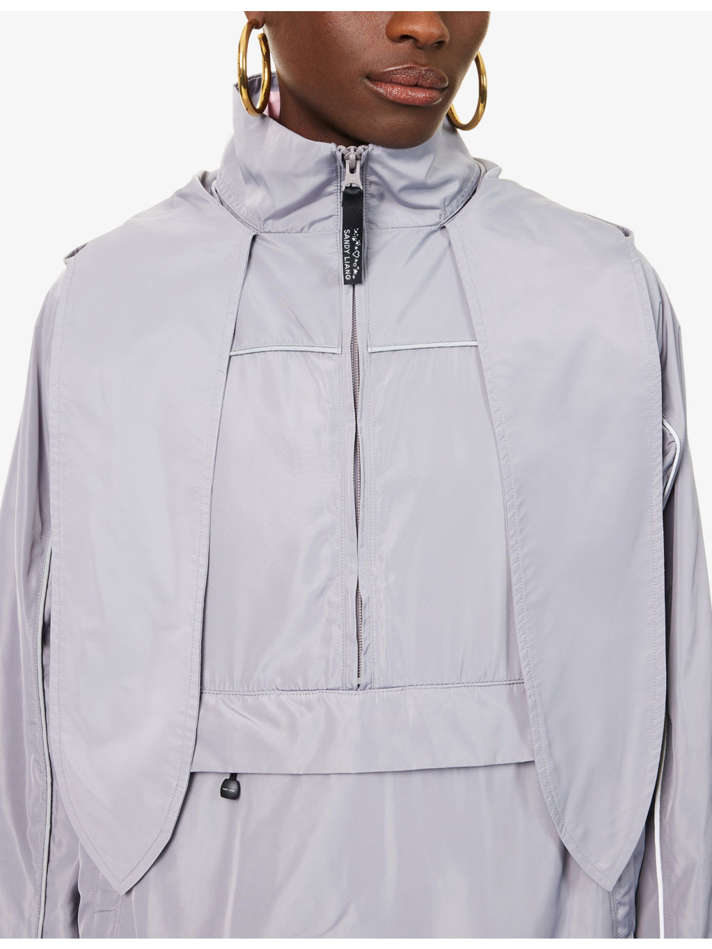 Siena Hooded Woven Track Jacket - 5