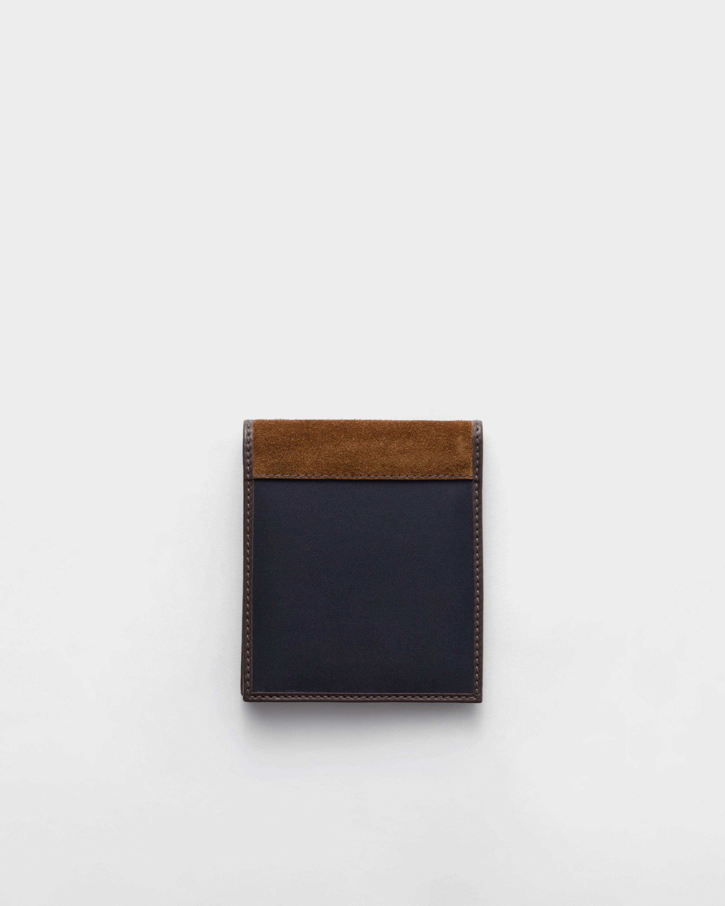 Re-Nylon and leather wallet - 3