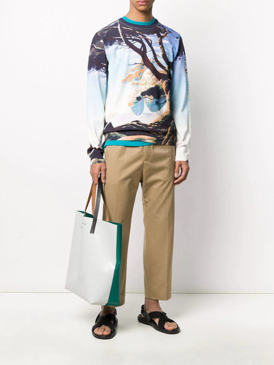 Valentino floating island print sweatshirt outlook