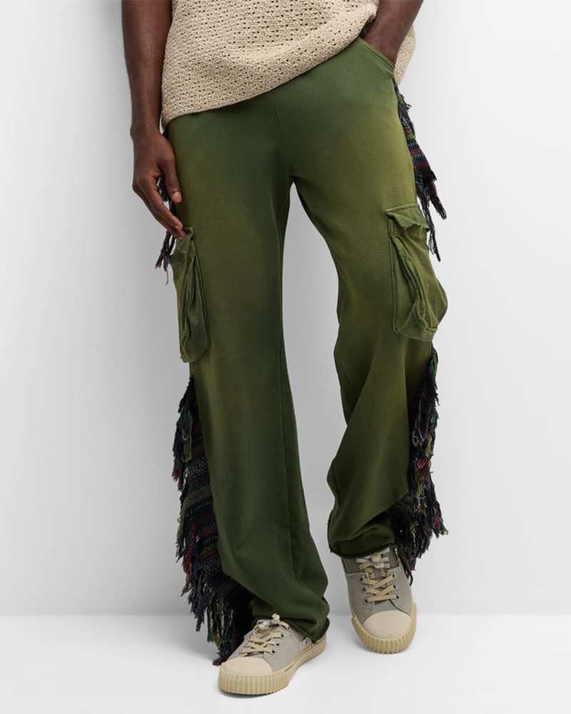 Men's Know U Riders Fringe Jogger Pants 6