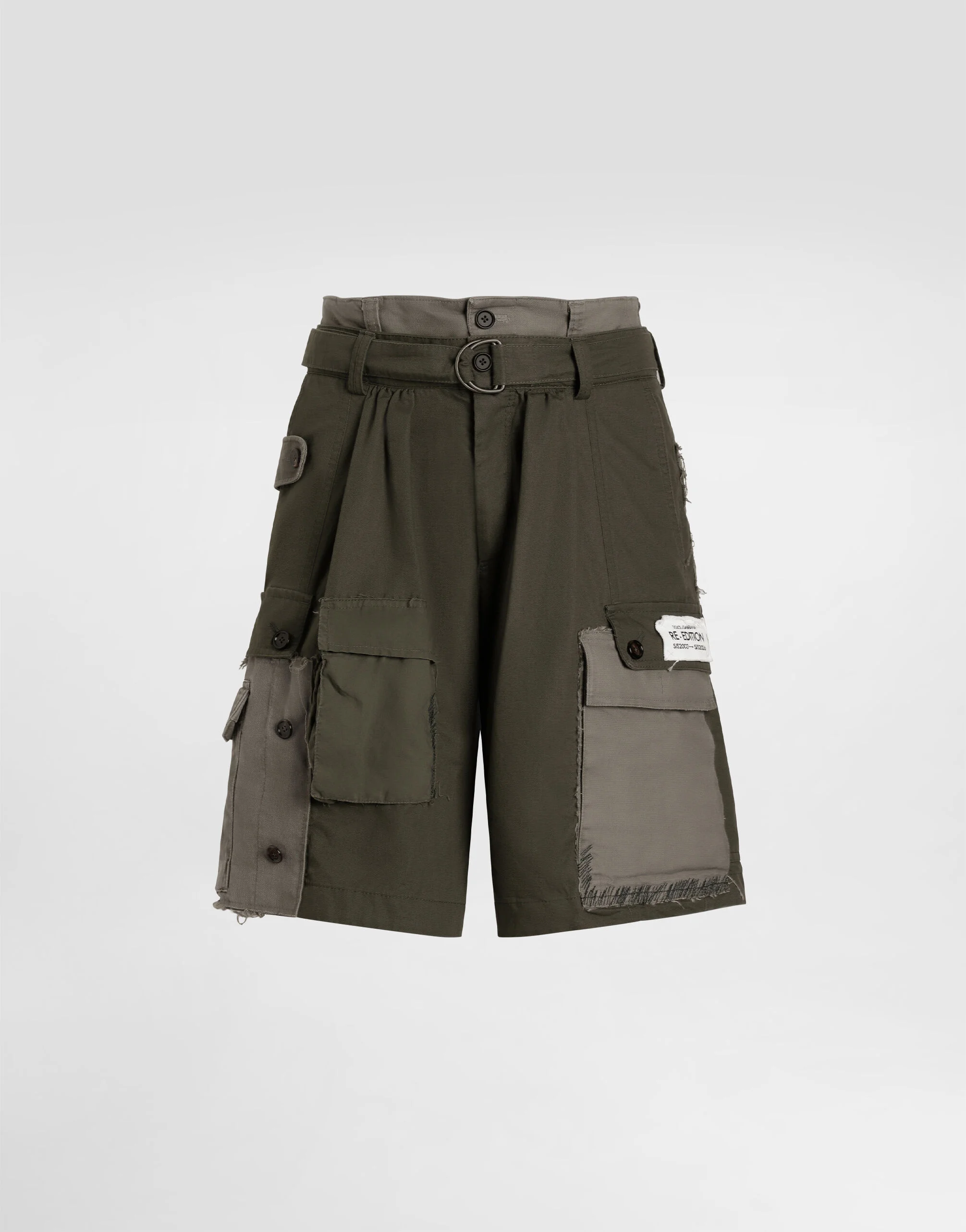 Treated cotton bermuda shorts - 1