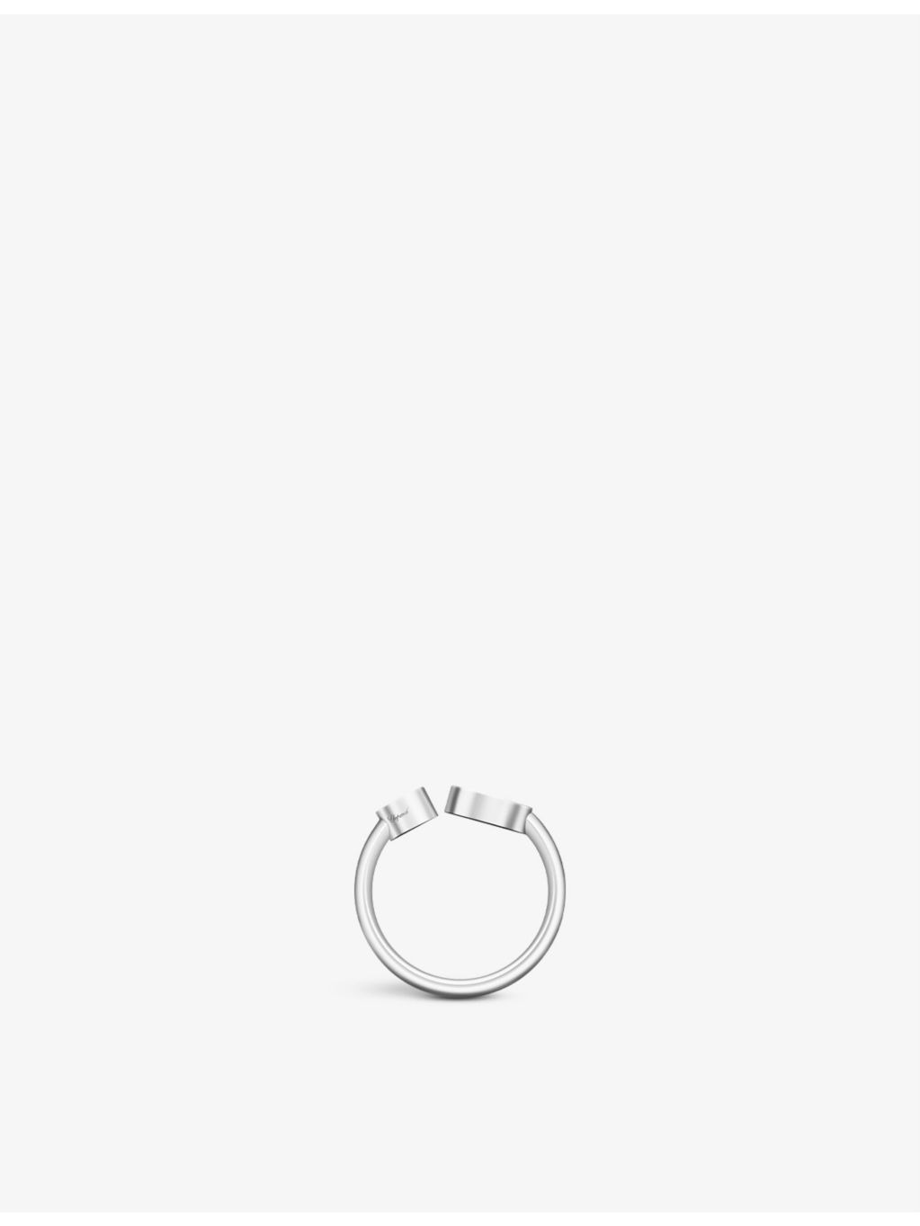 Happy Hearts 18ct white-gold and 0.22ct round-cut diamond ring - 3