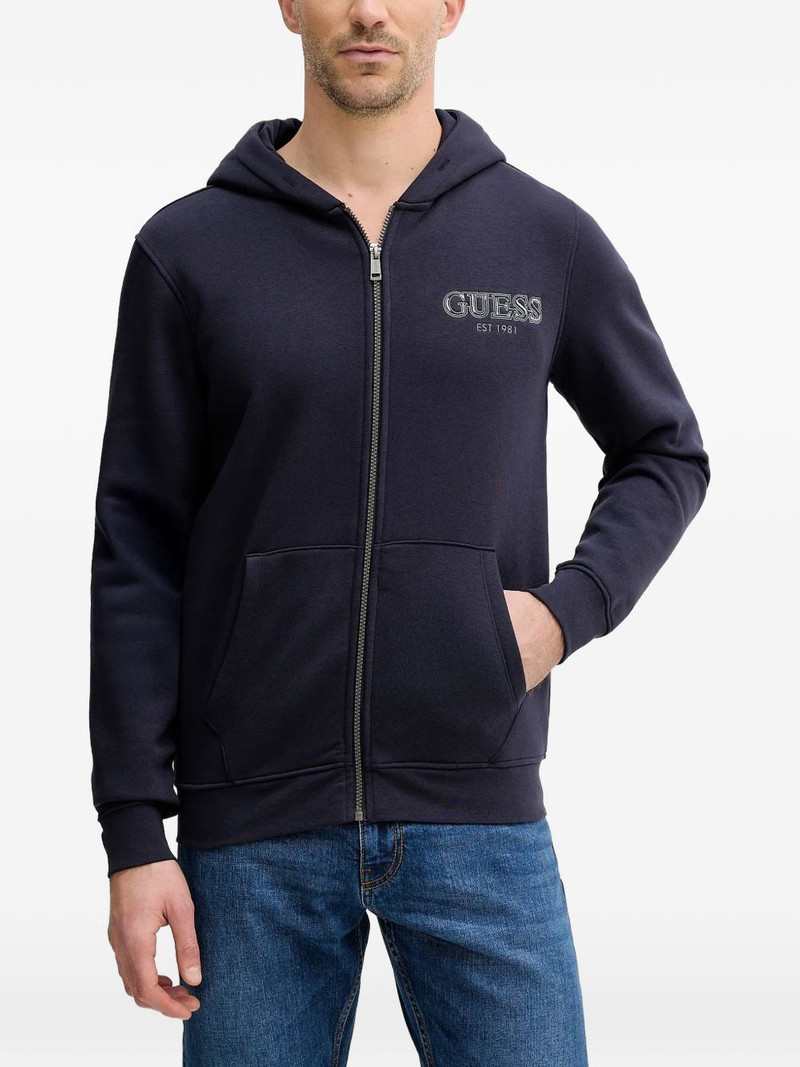 zip logo hoodie 1