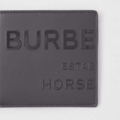 Burberry Horseferry Print Leather International Bifold Wallet outlook