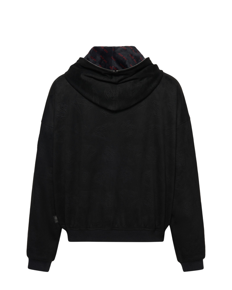 BILLIONAIRE BOYS CLUB BBC X TWD DIAMOND & DOLLARS ZIP-THROUGH TWO-SIDED HOOD outlook