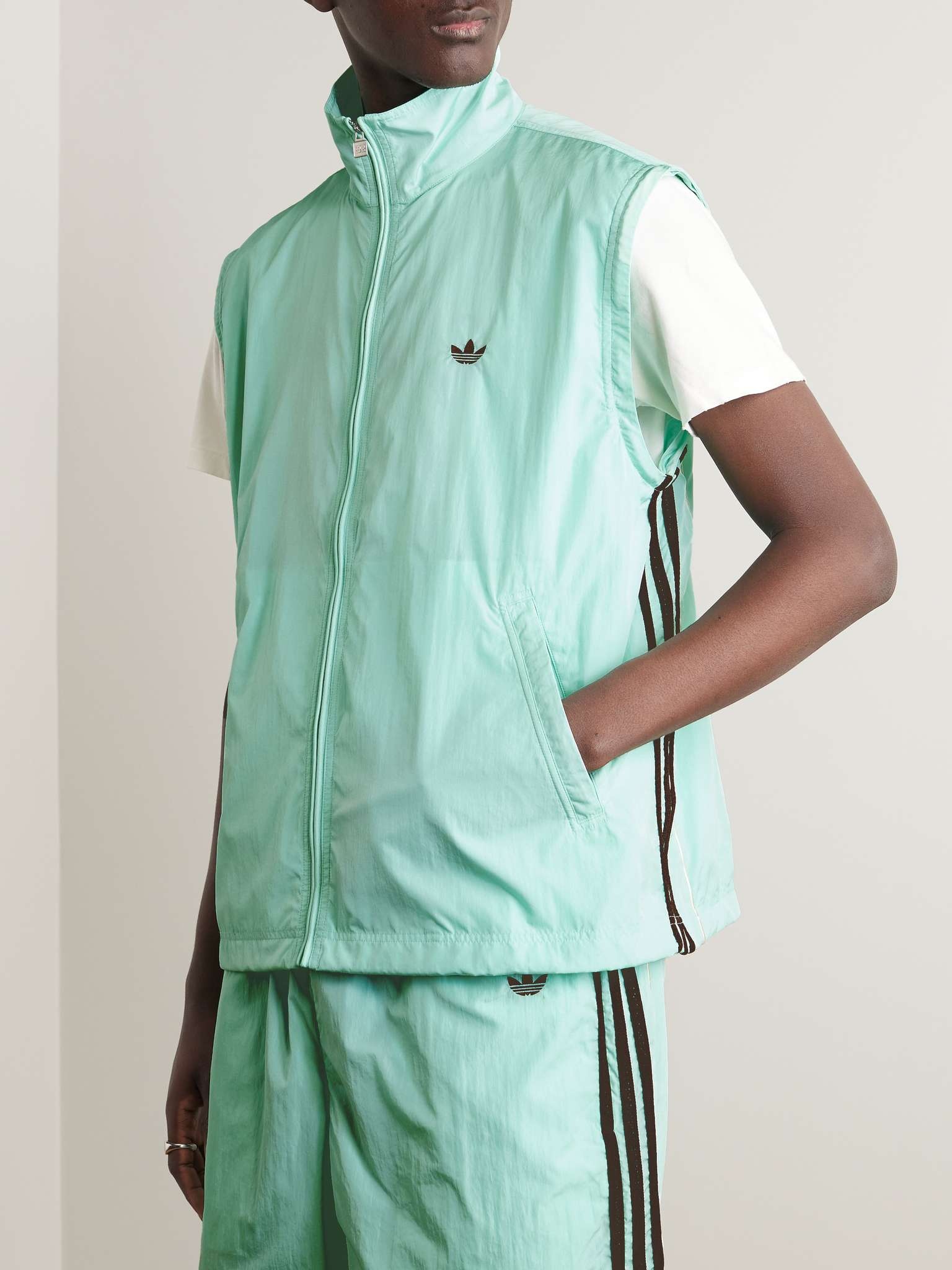 + Wales Bonner Convertible Striped Shell Hooded Jacket - 5
