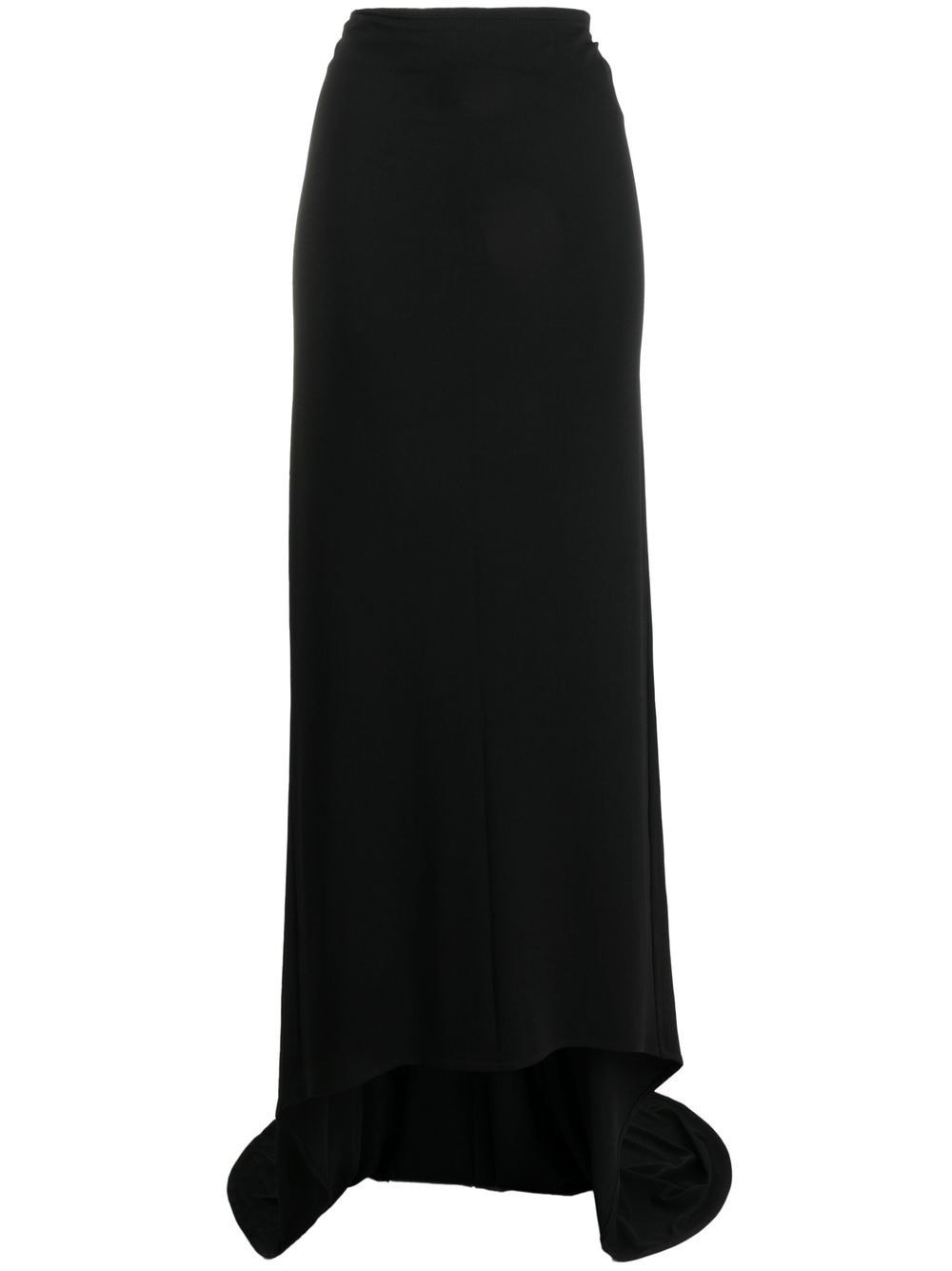 asymmetric maxi skirt - 1