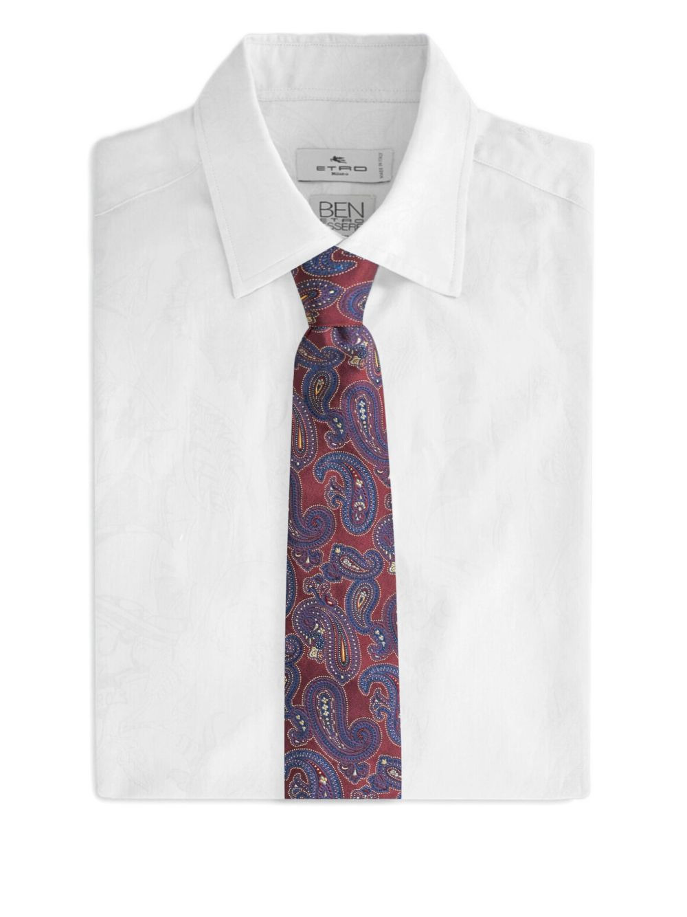 paisley jacquard tie - 3
