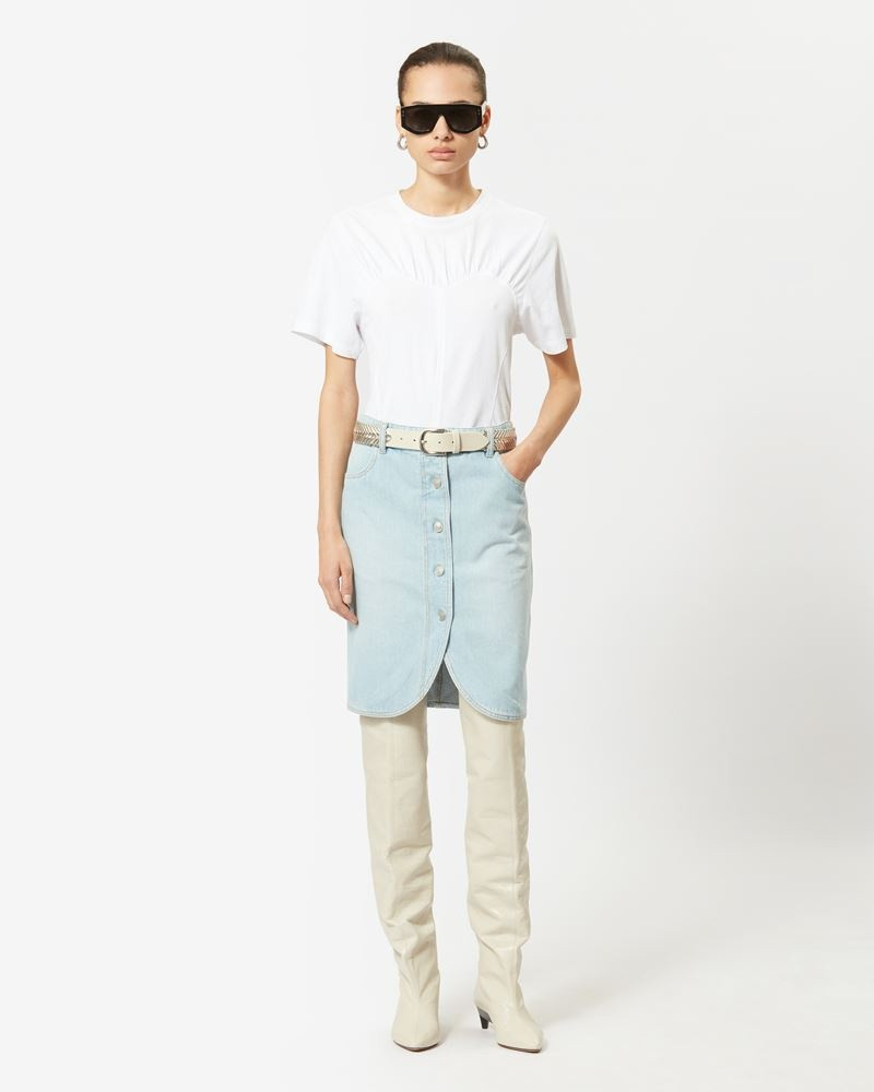 Isabel Marant vaila denim skirt outlook