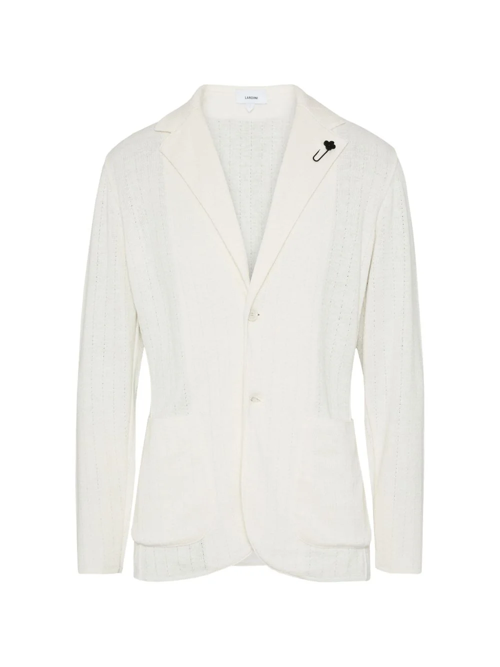 notched-lapel single-breasted blazer - 1