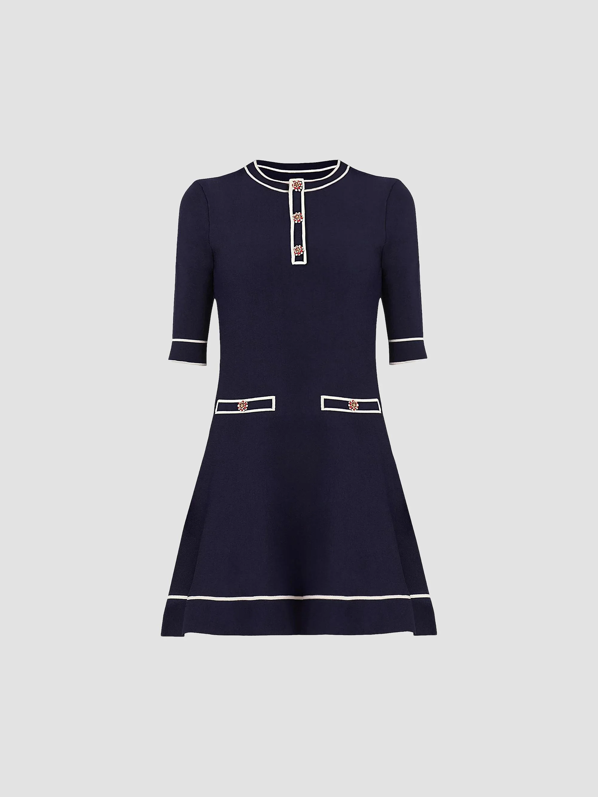 Women's Weston Knit Mini Dress - Navy - 1