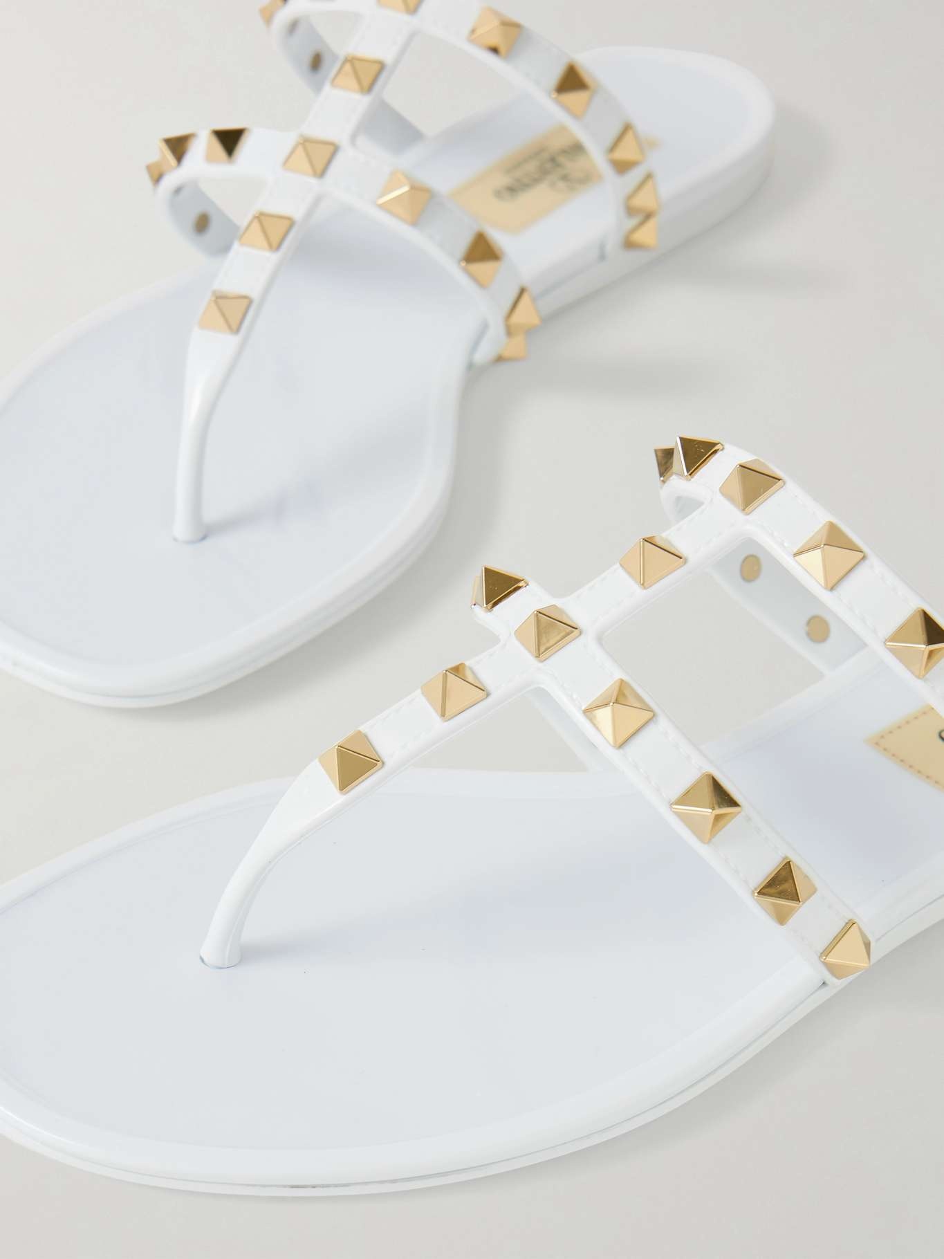 Rockstud rubber sandals - 4