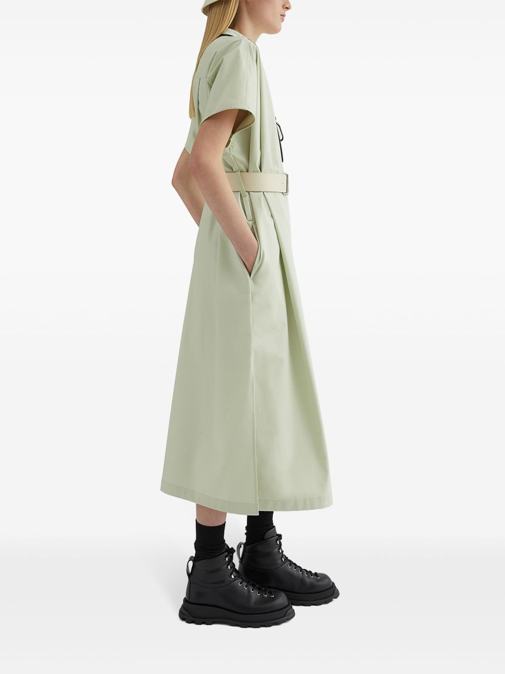 belted midi dress - 3