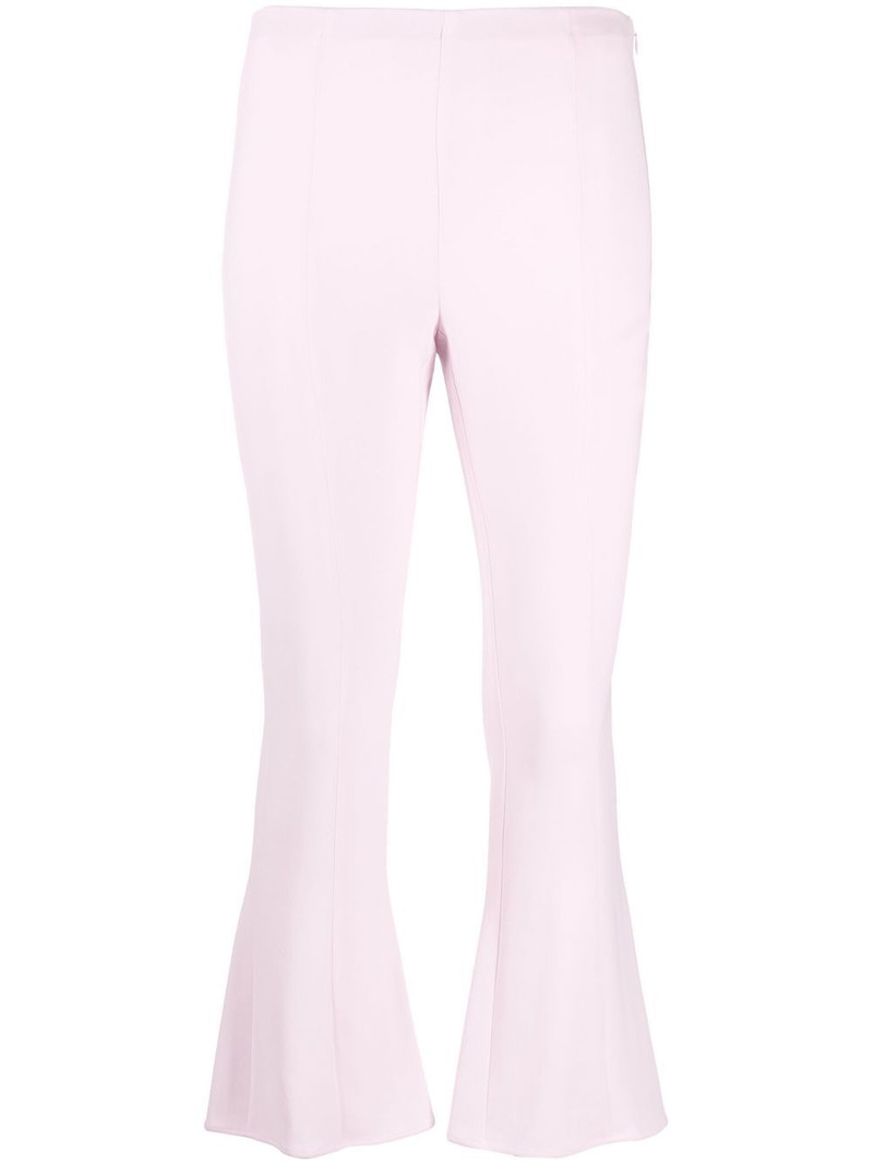 cropped flared trousers 1