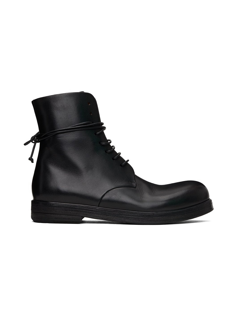 Black Zucca Zeppa Lace Up Ankle Boots 1