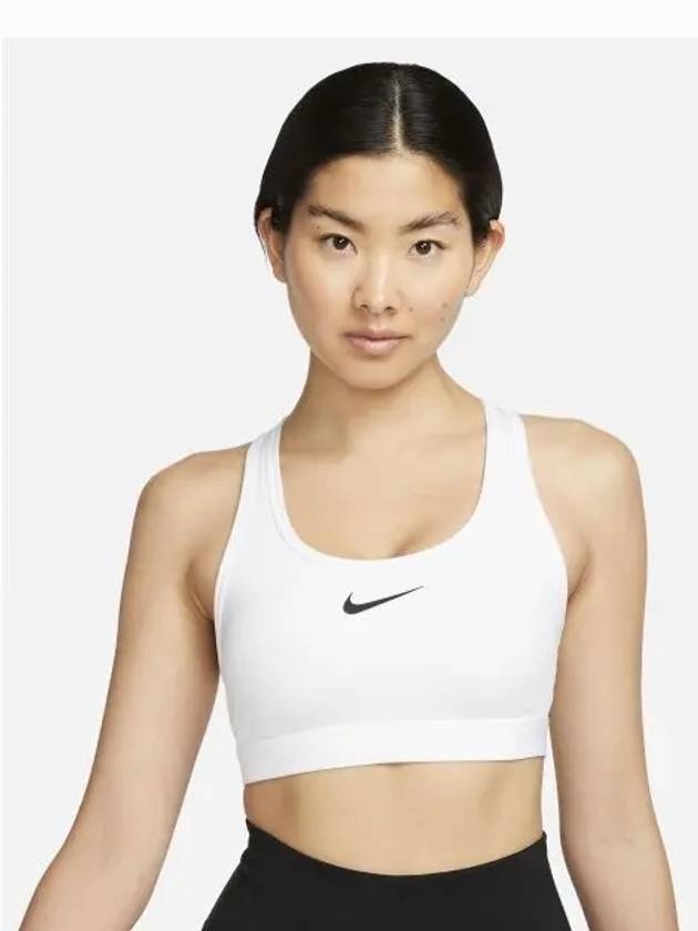 Swoosh Padded Sports Bra White - 2