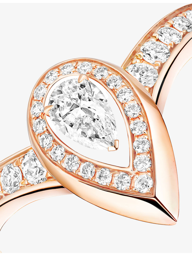 Fiery 0.10ct 18ct Gold And 0.35ct Diamond Ring 3