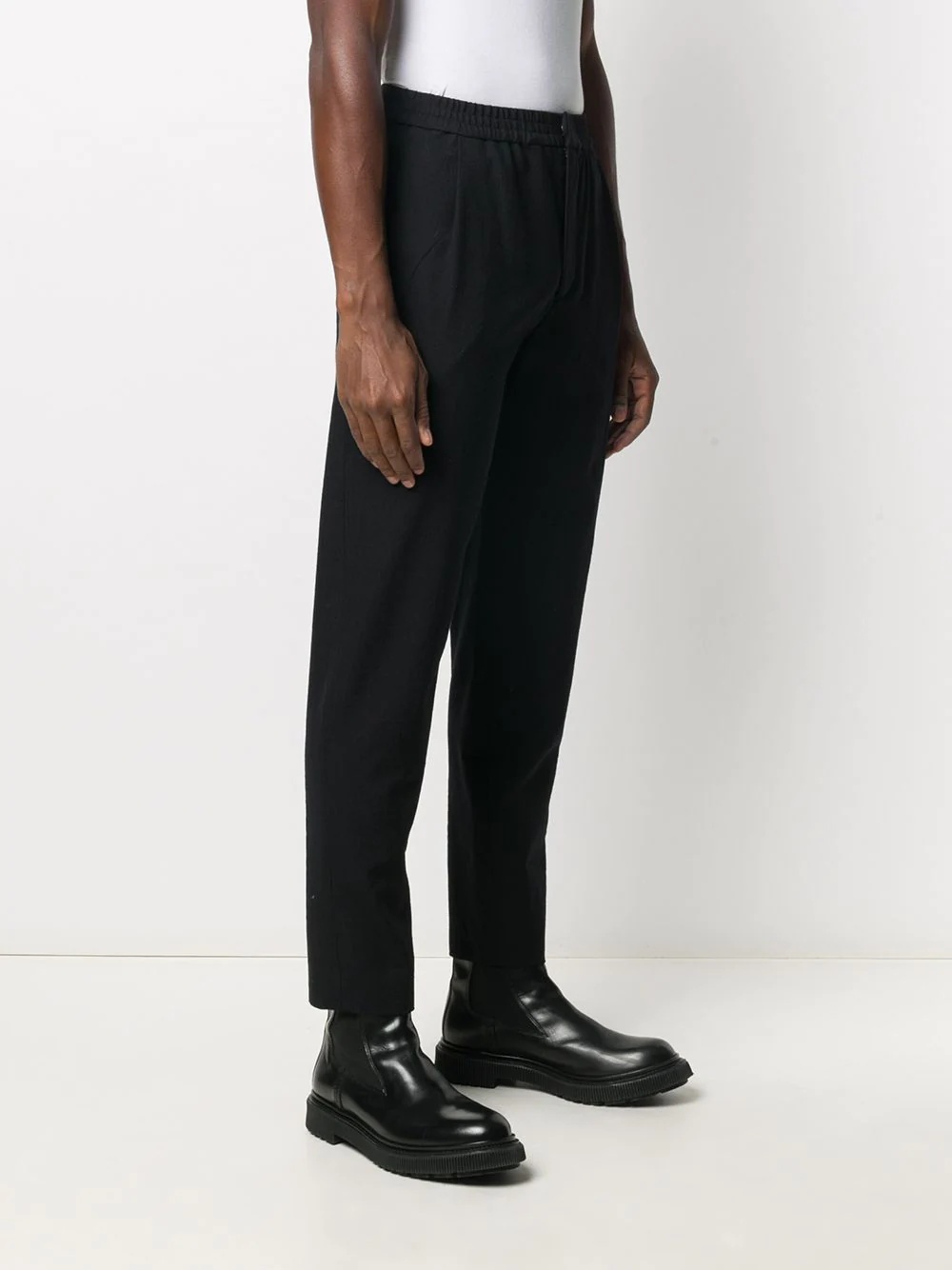 high-rise straight leg trousers - 3