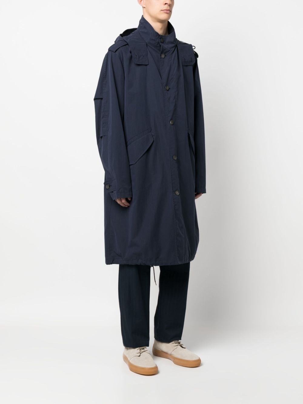 hooded parka coat - 3