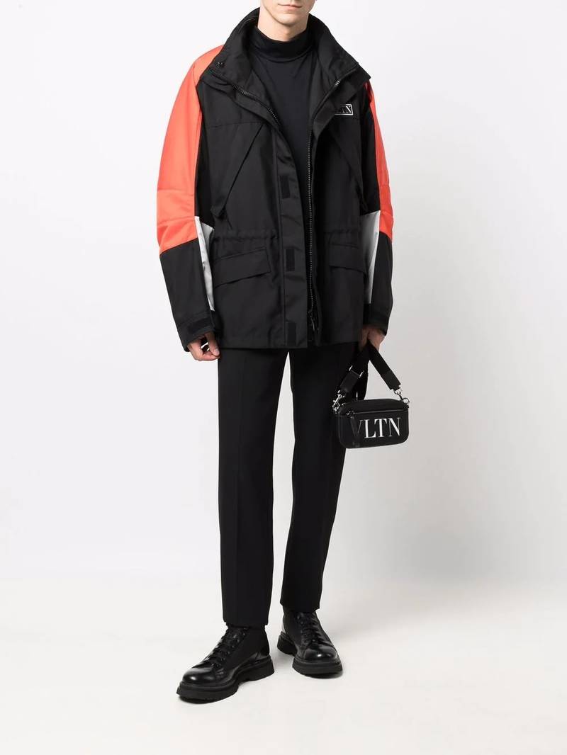Valentino panelled sports jacket outlook