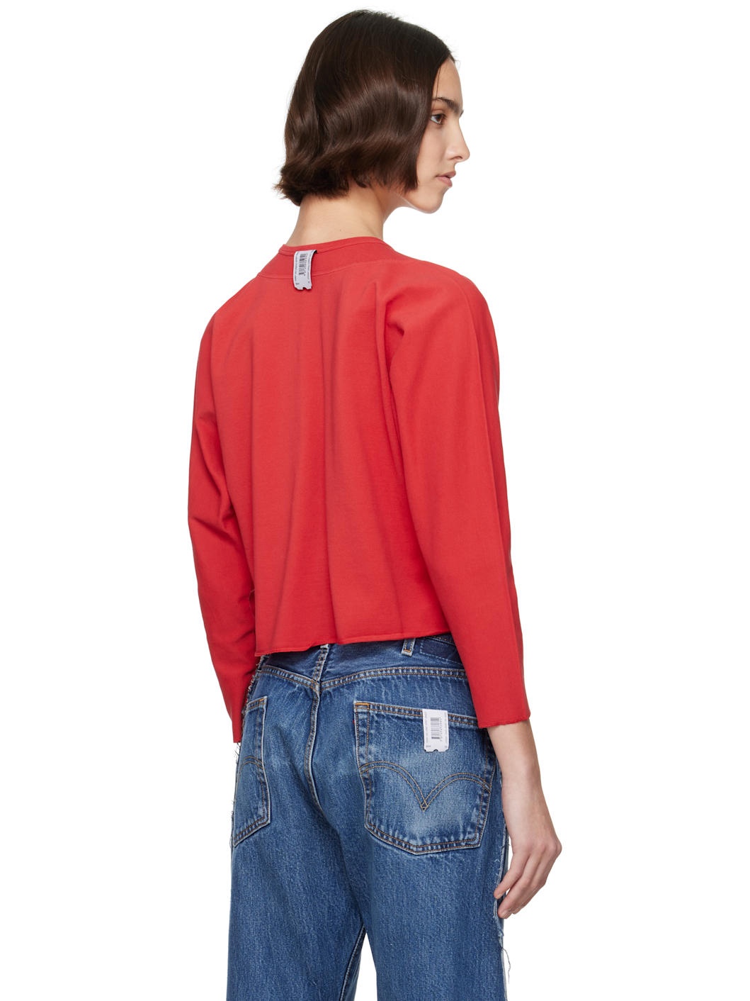 Red L.S. 'Arte et Labore' T-shirt - 3