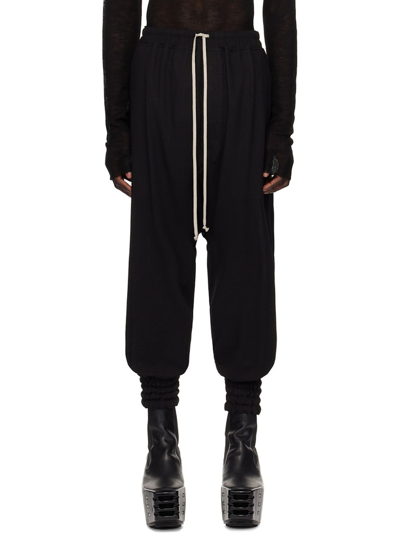 Black Porterville Drawstring Trousers 1