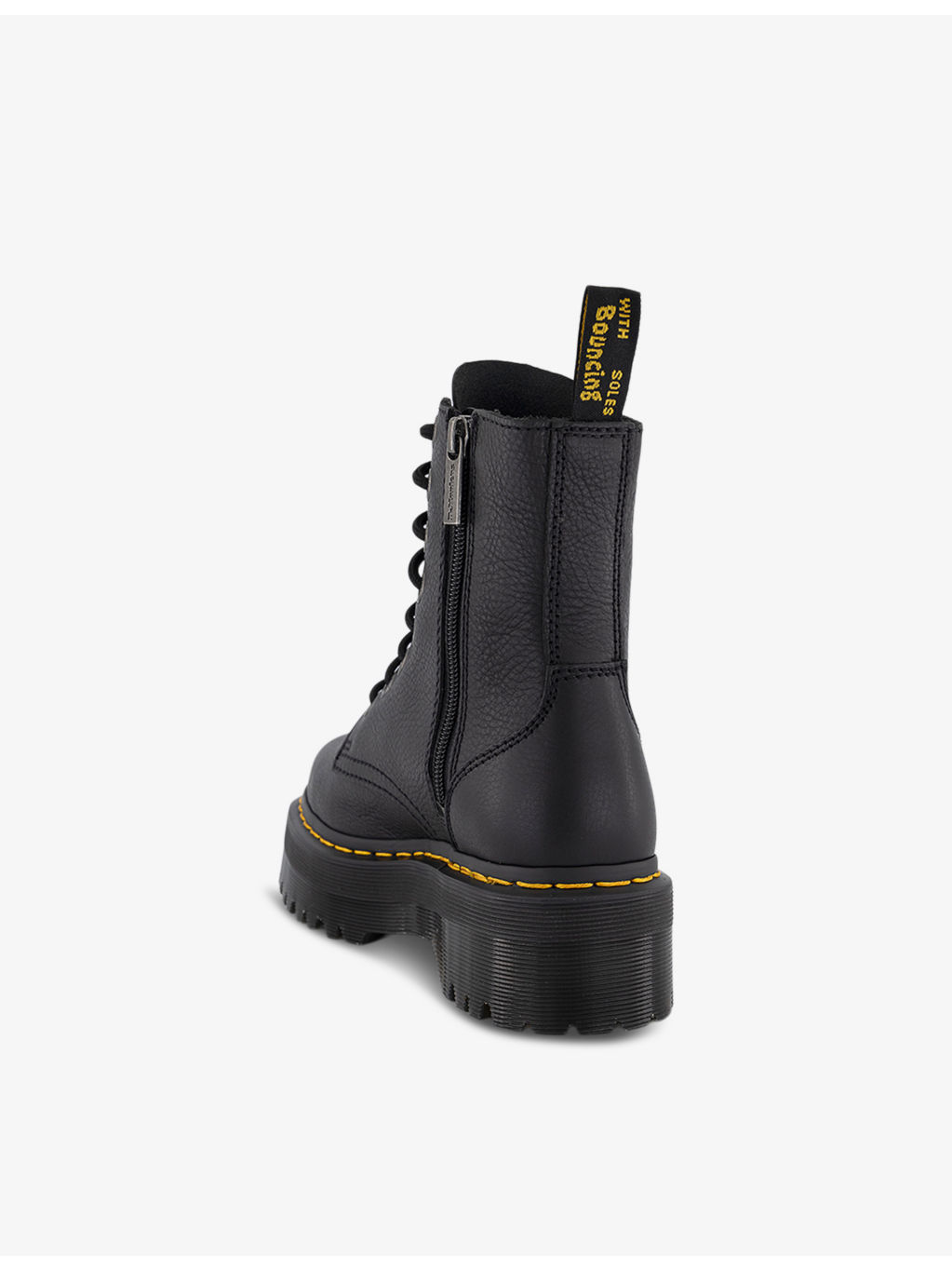Jadon III platform-sole lace-up leather boots - 4