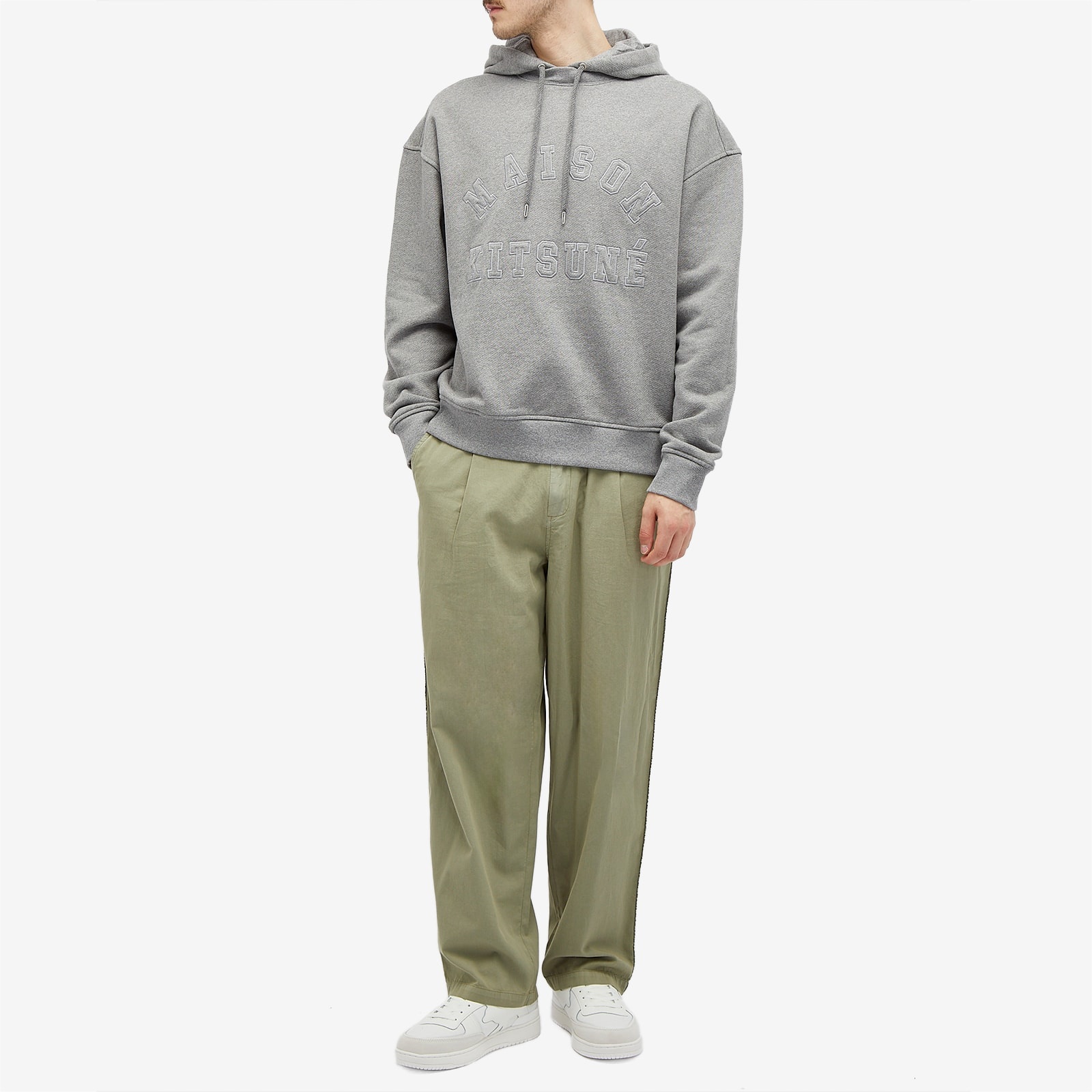 Maison Kitsuné Maison Kitsune Varsity Oversize Hoodie
