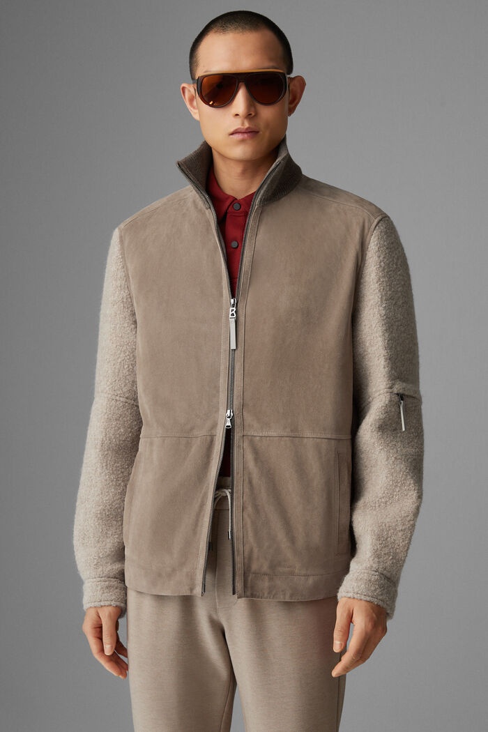 Phil Suede jacket in Pale brown - 2