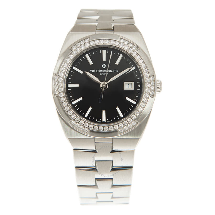 Vacheron Constantin Overseas Quartz Diamond Black Dial Ladies Watch 1205V/100A-B591 - 3