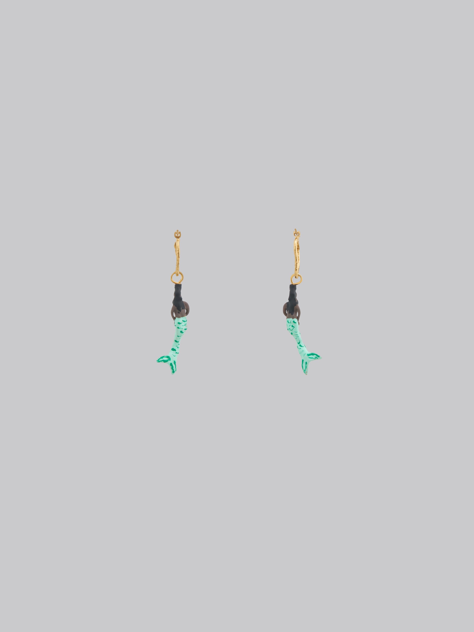 EARRINGS WITH MERMAID PENDANT 3