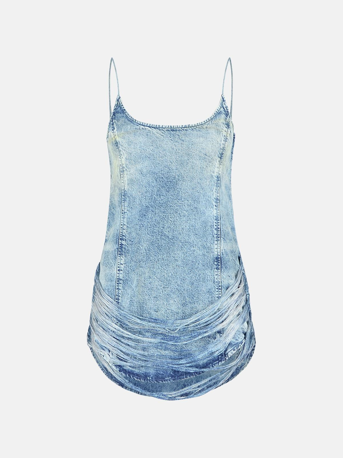 'DRA' LIGHT BLUE DENIM DRESS - 1