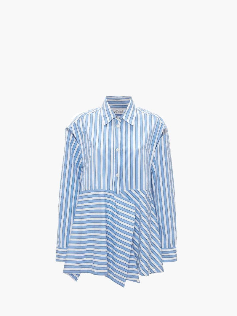 PEPLUM DRAPE SHIRT - 1