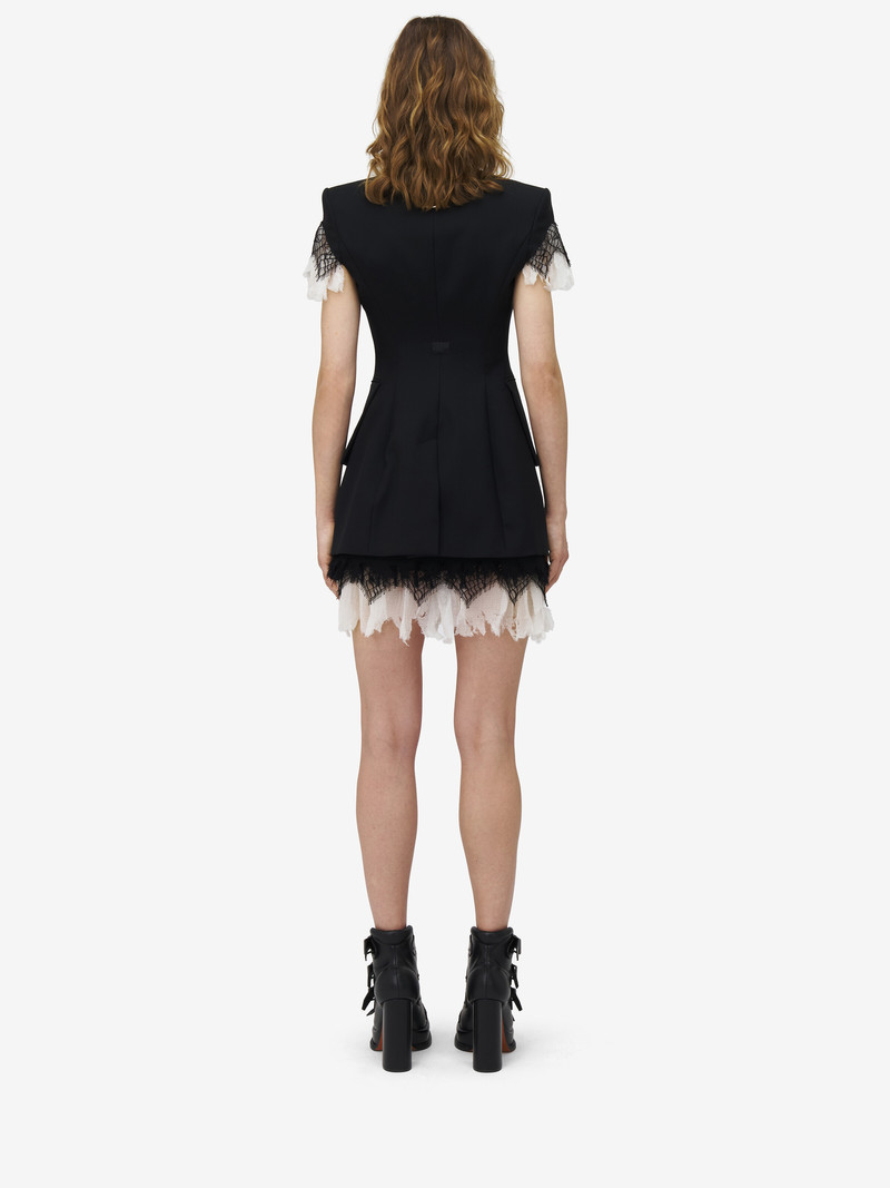 Cobweb Lace Mini Skirt 4
