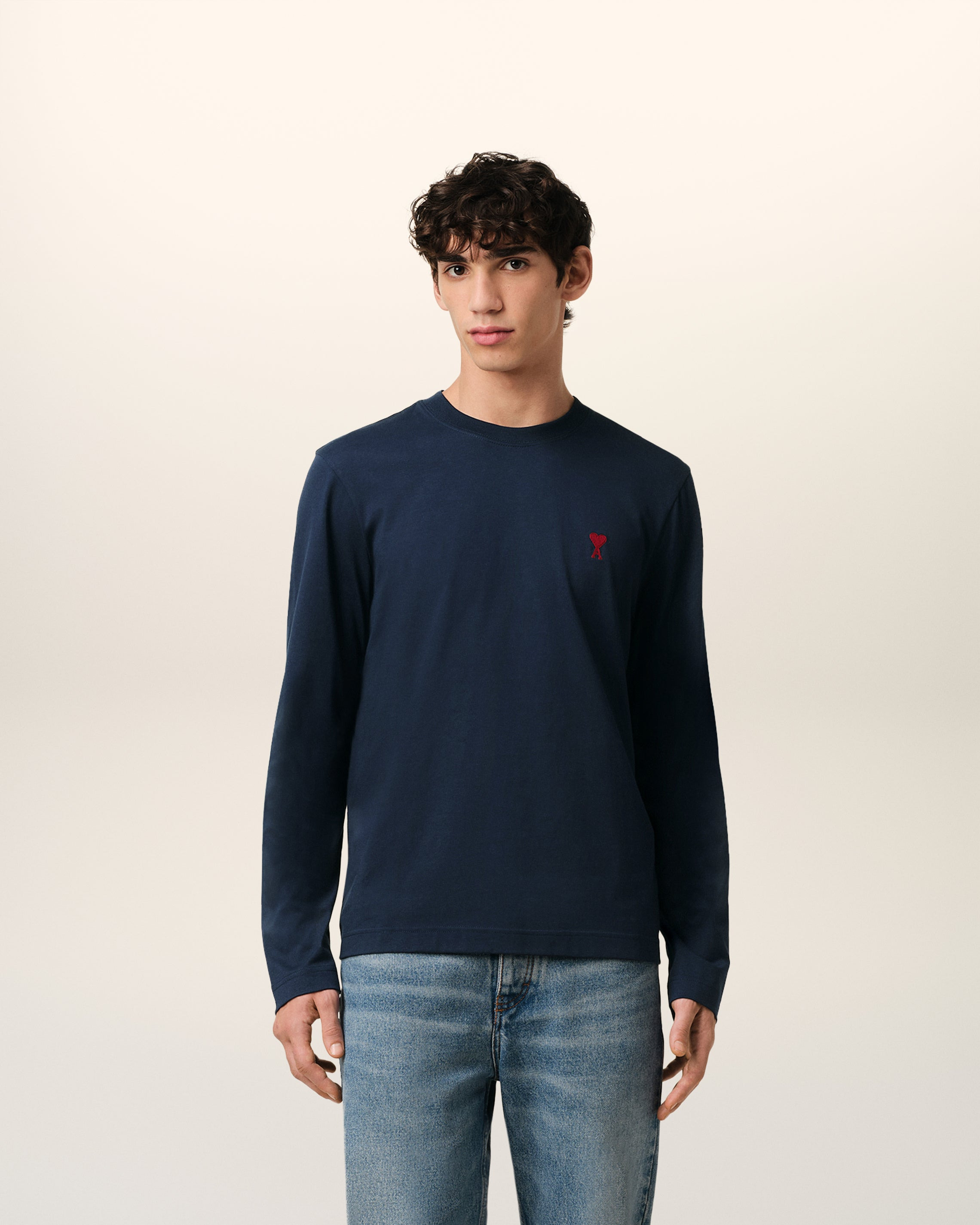 NAVY COTTON AMI DE CŒUR T-SHIRT - 13