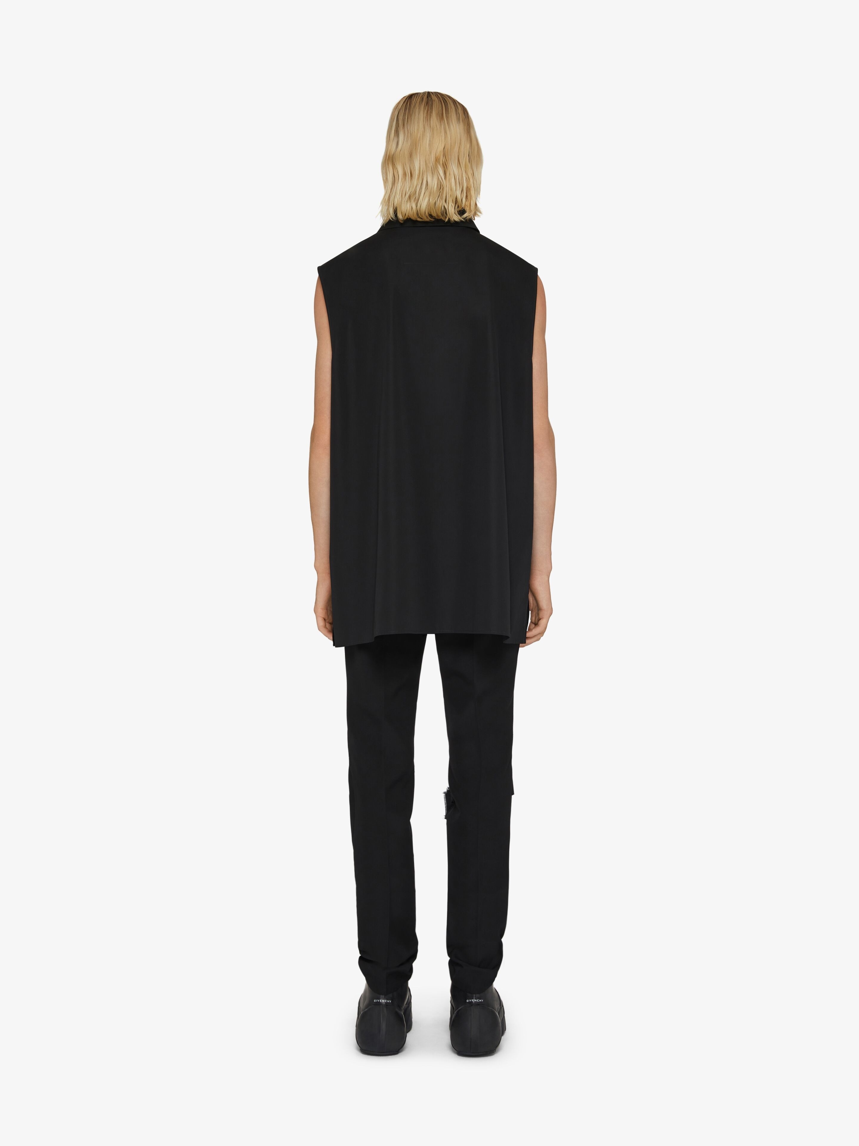 GIVENCHY SLEEVELESS SHIRT IN COTTON - 4