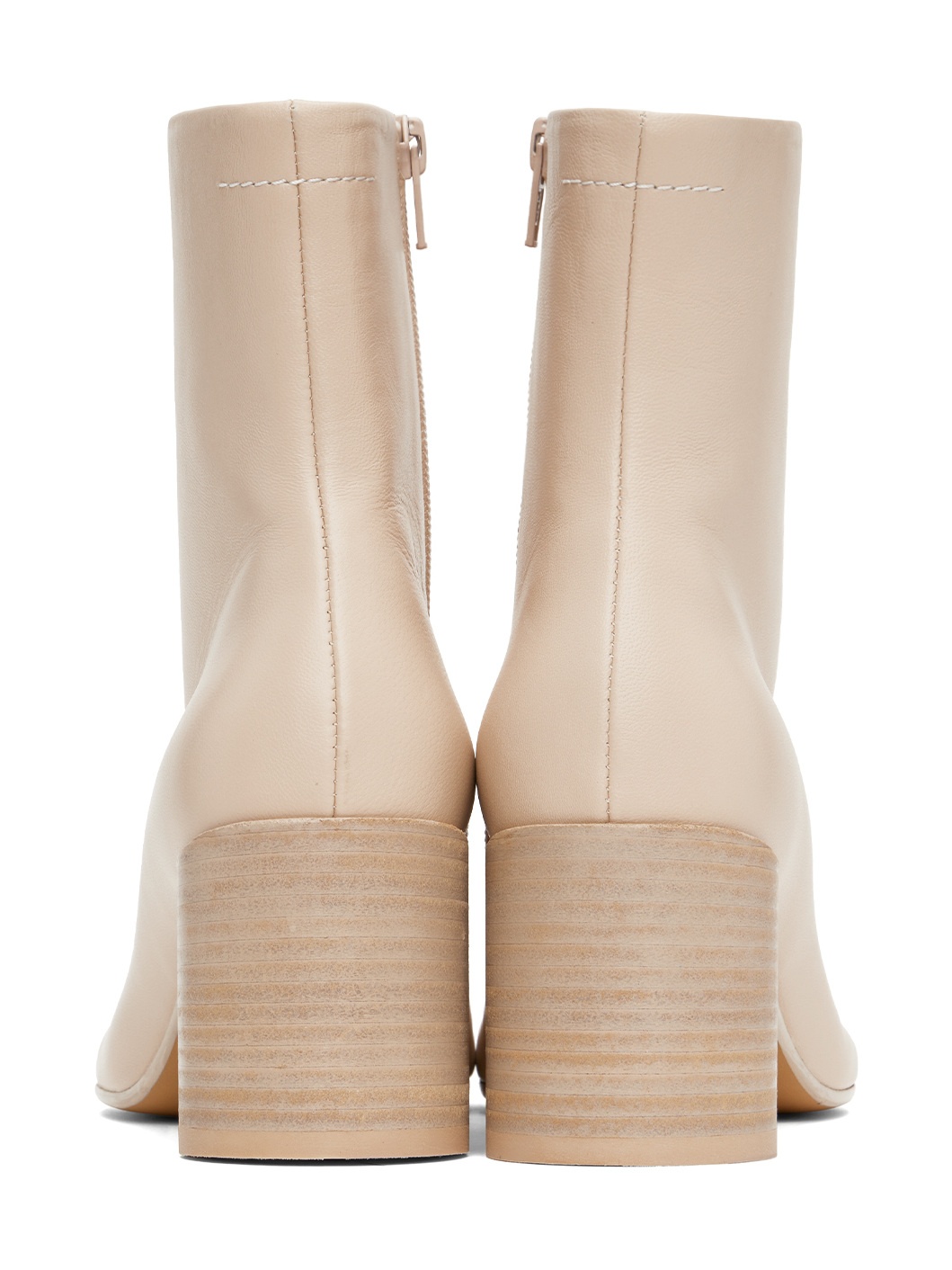 Beige Anatomic Ankle Boots - 2