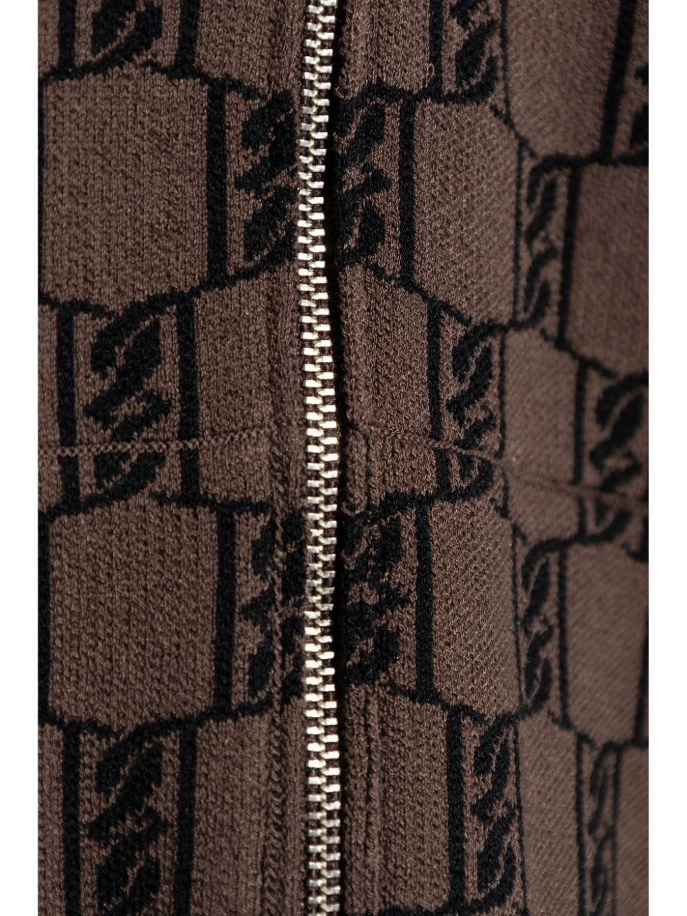 monogram-pattern hoodie - 5