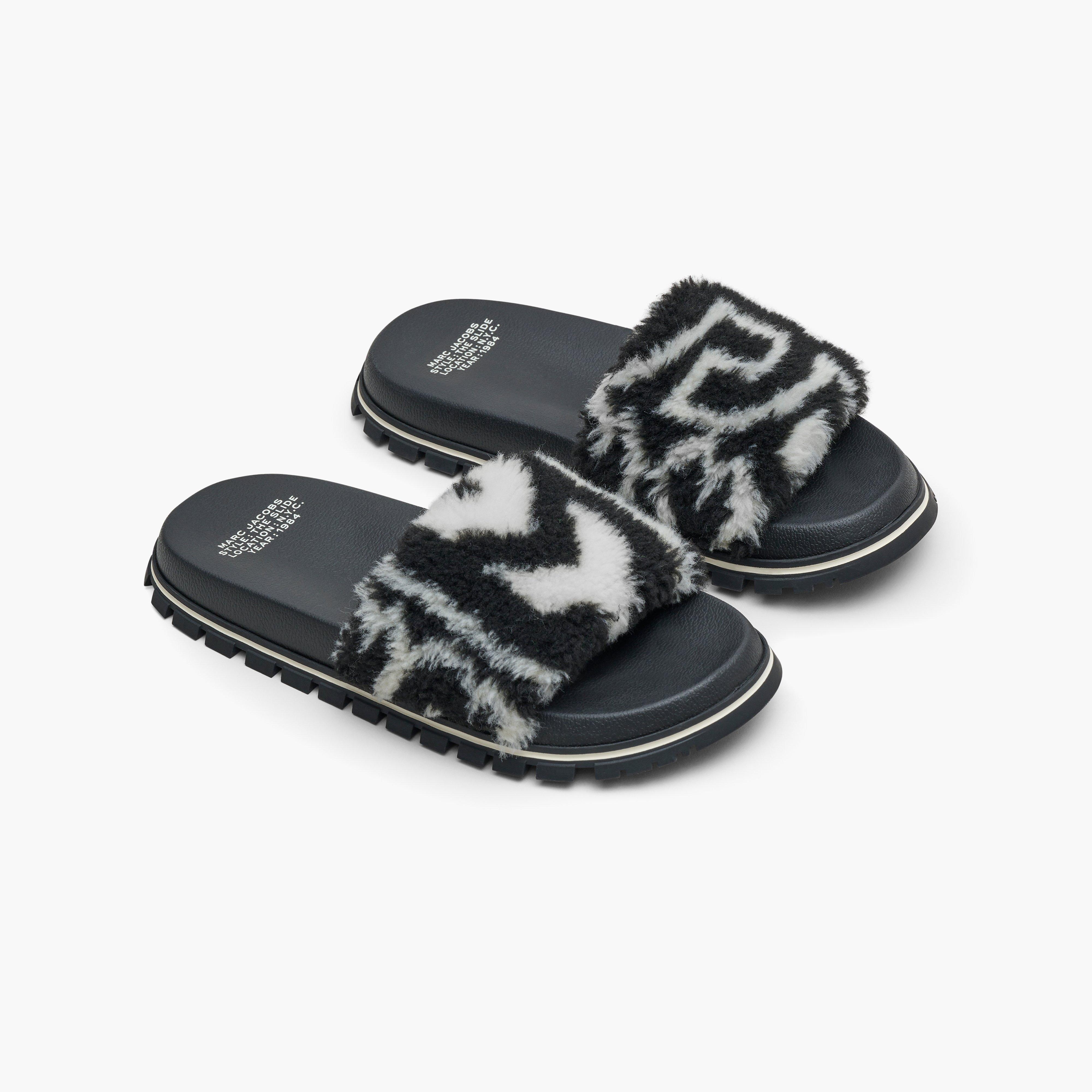 Marc Jacobs THE MONOGRAM TEDDY SLIDE | REVERSIBLE