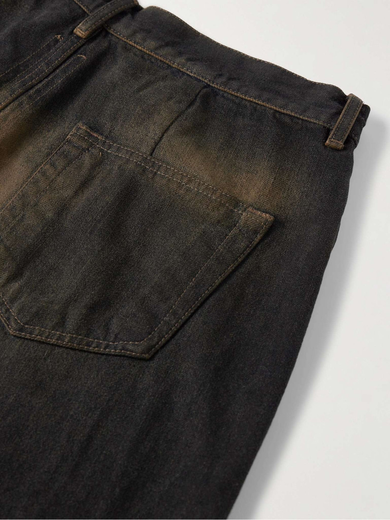 Geth Wide-Leg Distressed Jeans 5