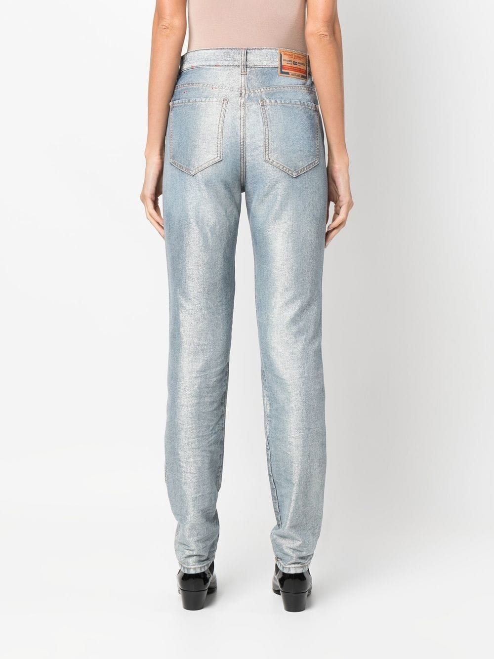 high-rise slim-fit jeans - 4
