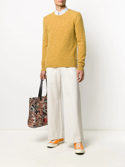 A.P.C. purl-knit crew-neck jumper outlook