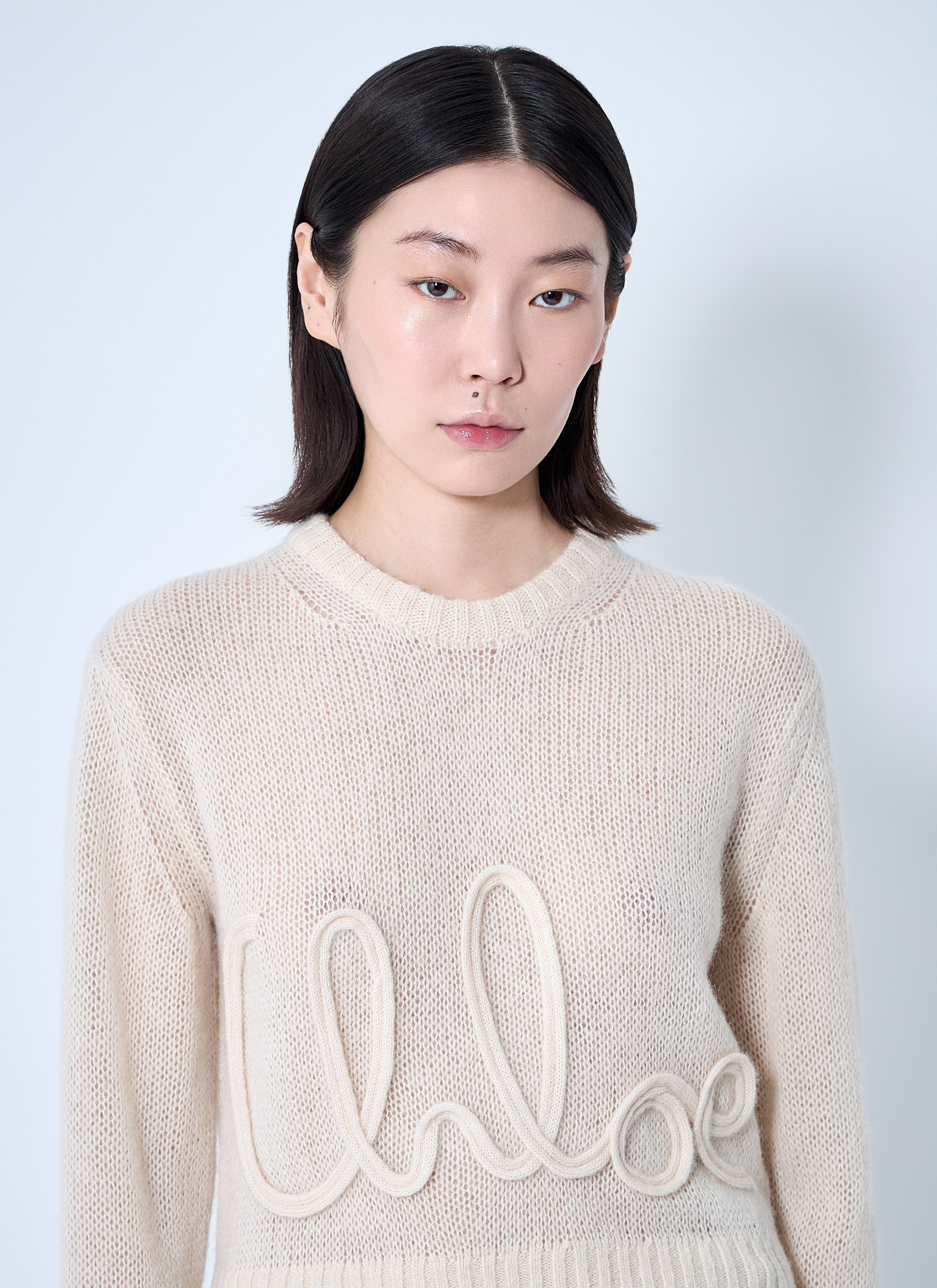 Chloé Women Logo Motif Sweater - 5