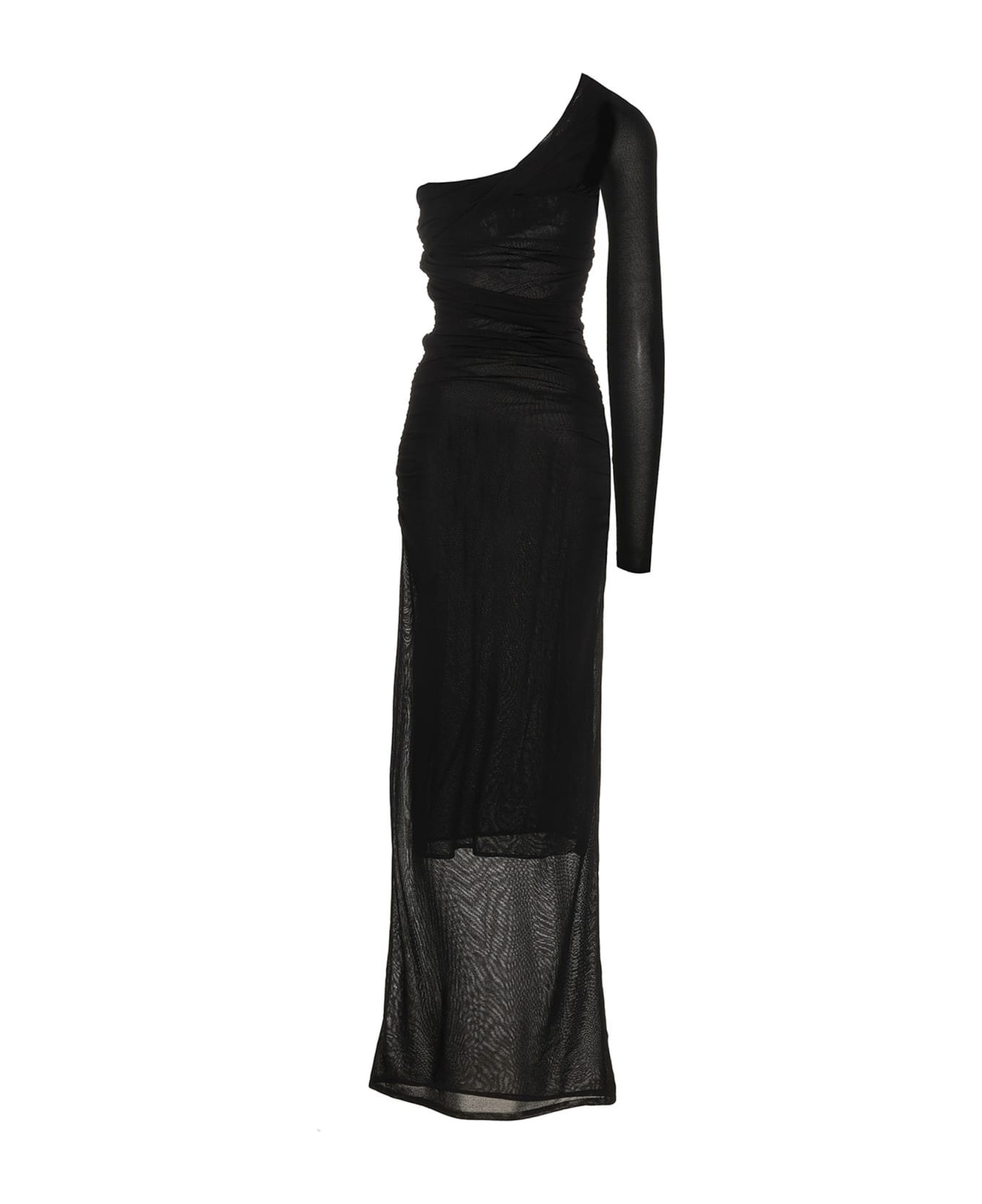 One-sleeve Long Dress - 2