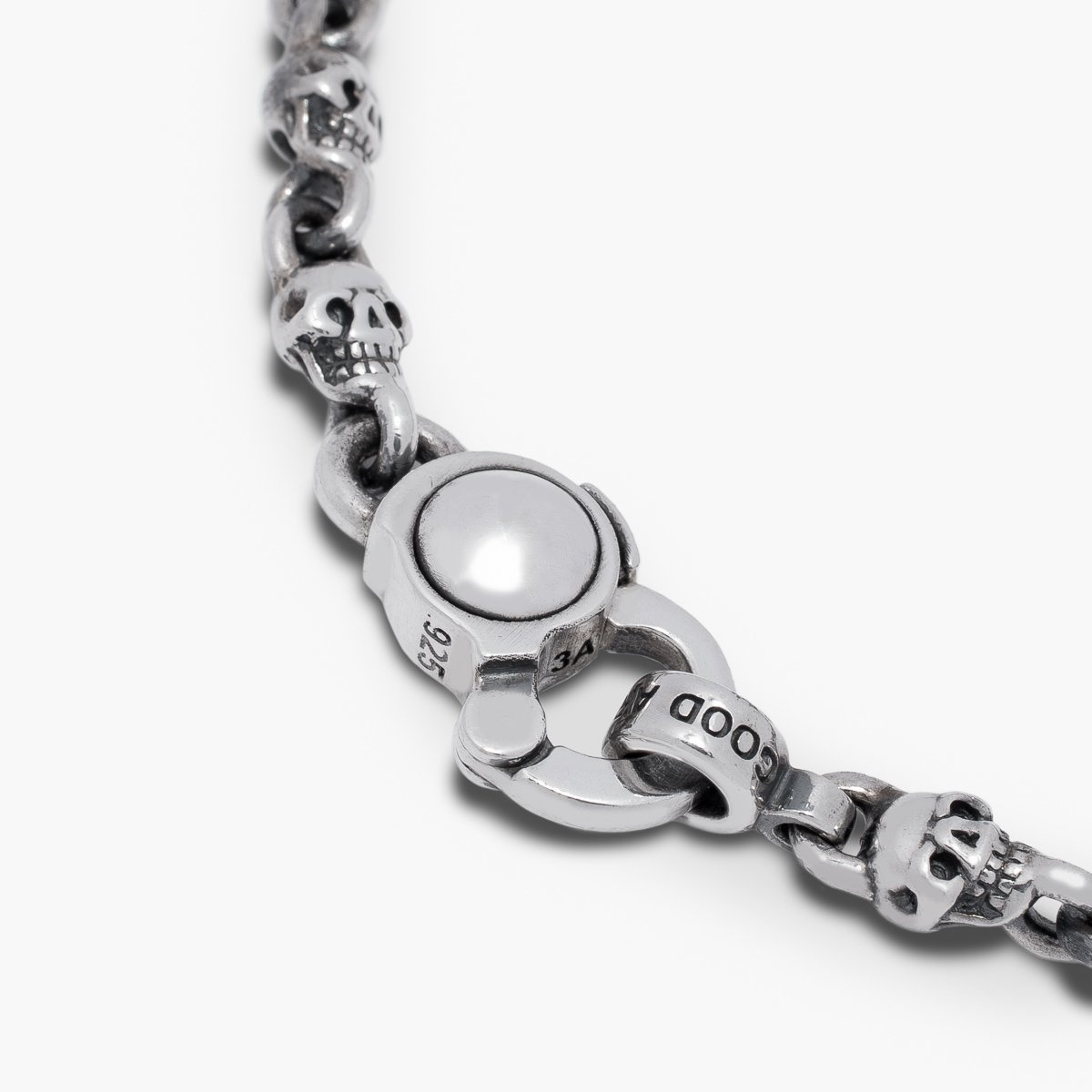 BRJSCS GOOD ART HLYWD Jack Skull Crusher Bracelet - Sterling Silver - 4