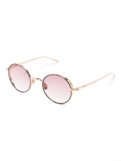 MATSUDA gradient round-frame sunglasses outlook