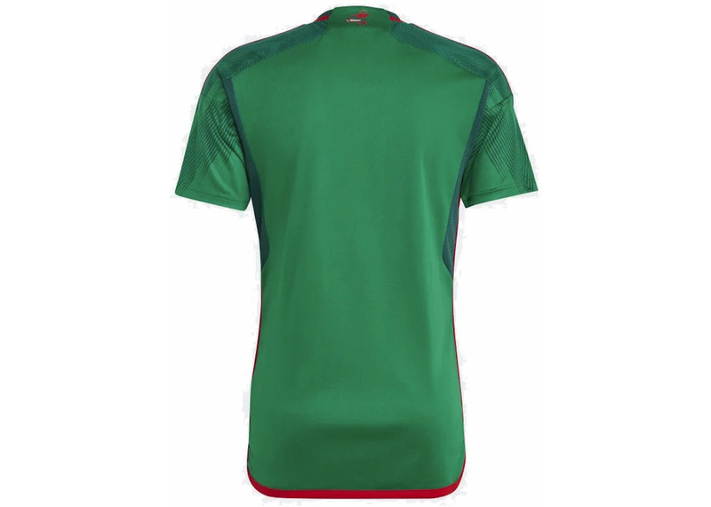 adidas adidas Mexico 22 Home Soccer Jersey Vivid Green/Collegiate Green outlook